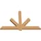 Ekena Millwork Kennewick Timber Gable Bracket, Western Red Cedar, 72"W x 48"H x 3 1/2"D x 5 1/2"F, 16/12 Pitch GBW072X48X0406KEN00SWR - alternate 2